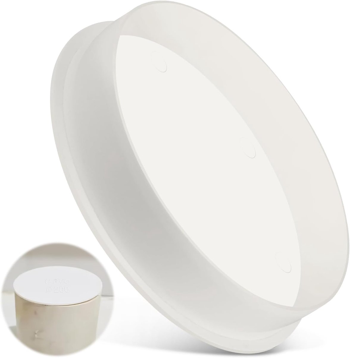 Pvc-stop, 200 mm, voor slang, vrouwelijk, mannelijk, diameter buis