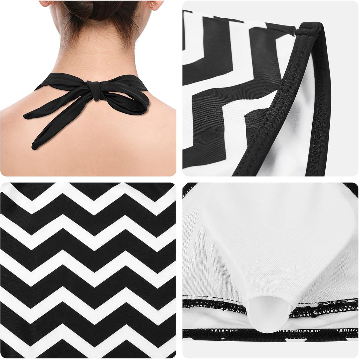 Sets voor dames met korte broek, tweedelig badpak, halterhals, bikinisets, badpak, tweedelige badmode, grote maat, push-up gewatteerde bikini met print, bikini