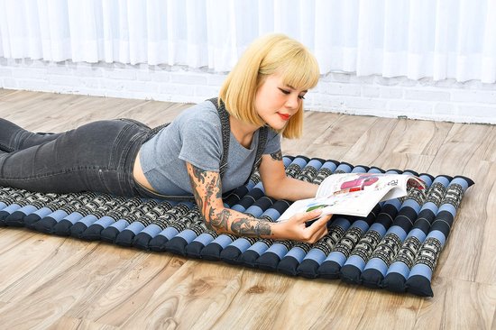 Thaise Rolmat - Met Stevige Kapok Vulling - Voor Yoga en Meditatie - 190 x 70 cm — afbeelding 3