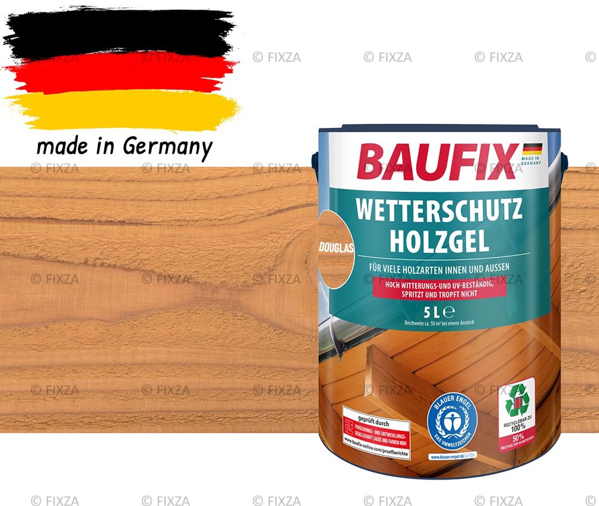 BAUFIX HZ-Lazuur Douglas - 5 Liter