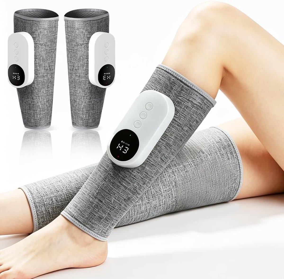 Legmassage apparaat met 3 standen en 3 intensiteitsniveaus voor ontspanning en pijnverlichting