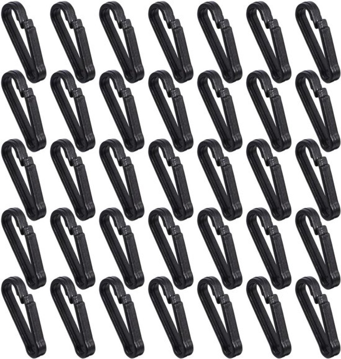 Dailygoody - Mini Kunststof Karabijnhaken - Reusable - Ideaal voor Outdoor - 130