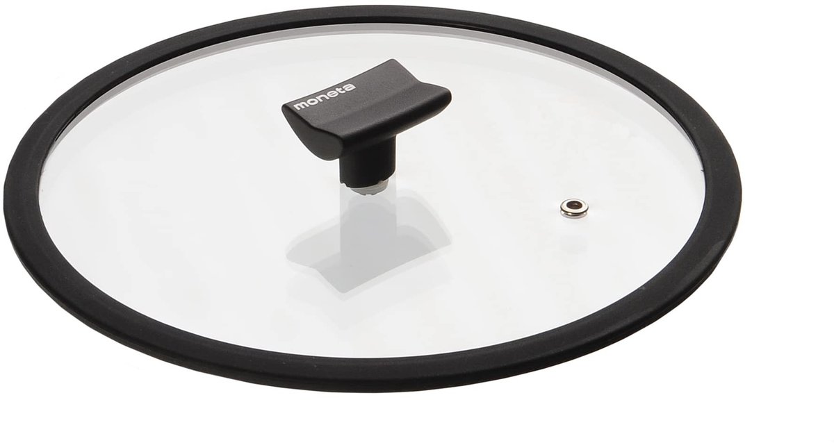 Elzusha - Plat Glazen Deksel met Siliconenrand, 32 cm