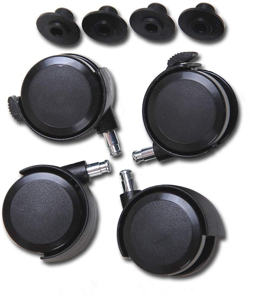 Elzusha - Roller Set voor Babybed met Rubber Wielen