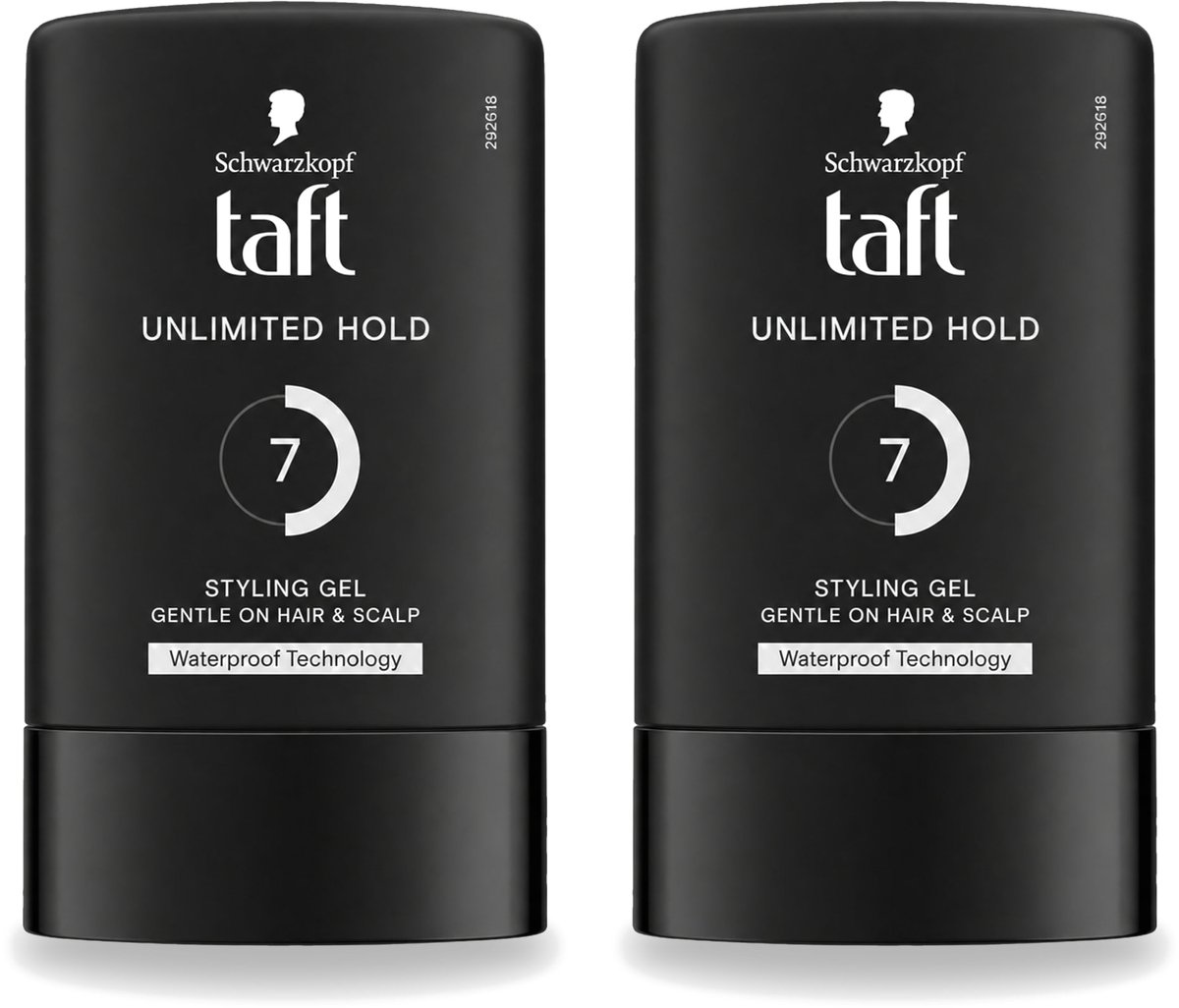 2 x Taft - Unlimited Hold 7 - Styling Gel - Onbegrensde hold - 300 ml - Voordeelverpakking - 2 stuks