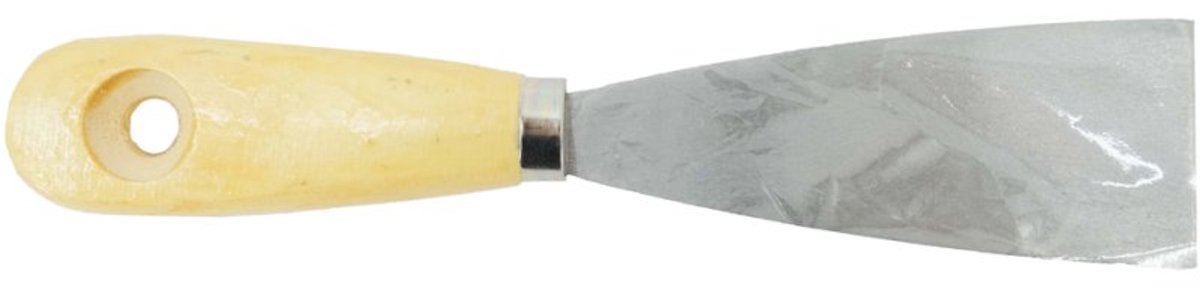 BRÜDER MANNESMANN plamuurmes, 30 mm, roestvrijstaal, houten greep