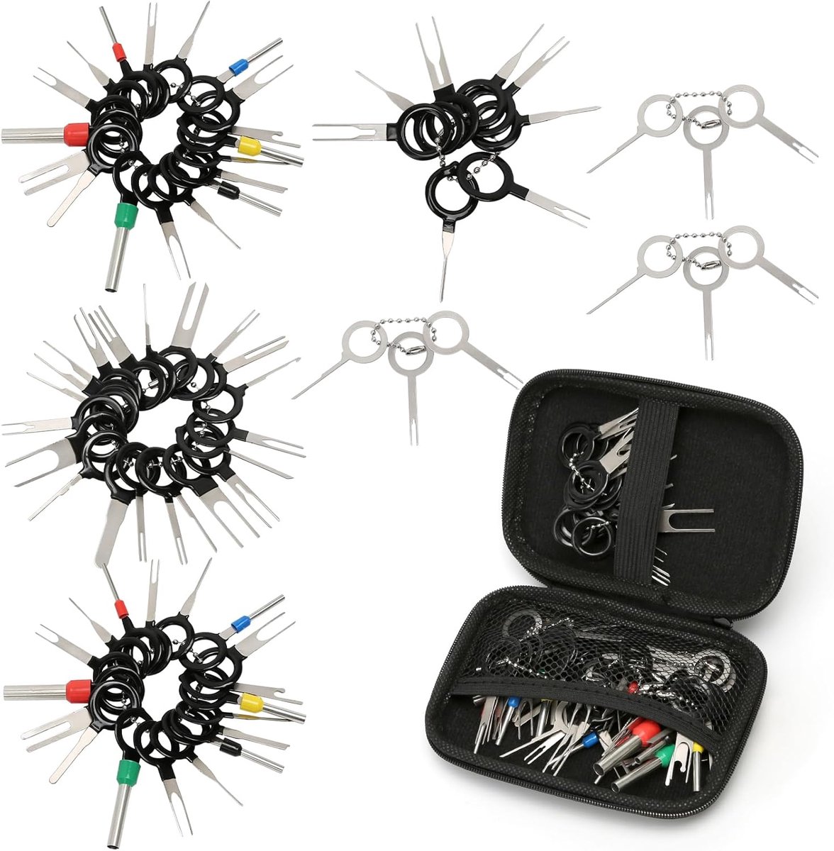 73 Pieces Car Disconnect Tools, Car Cable Plug Release Tools, Terminal Ejector Kit for Most Plug Connectors - ShopVlot