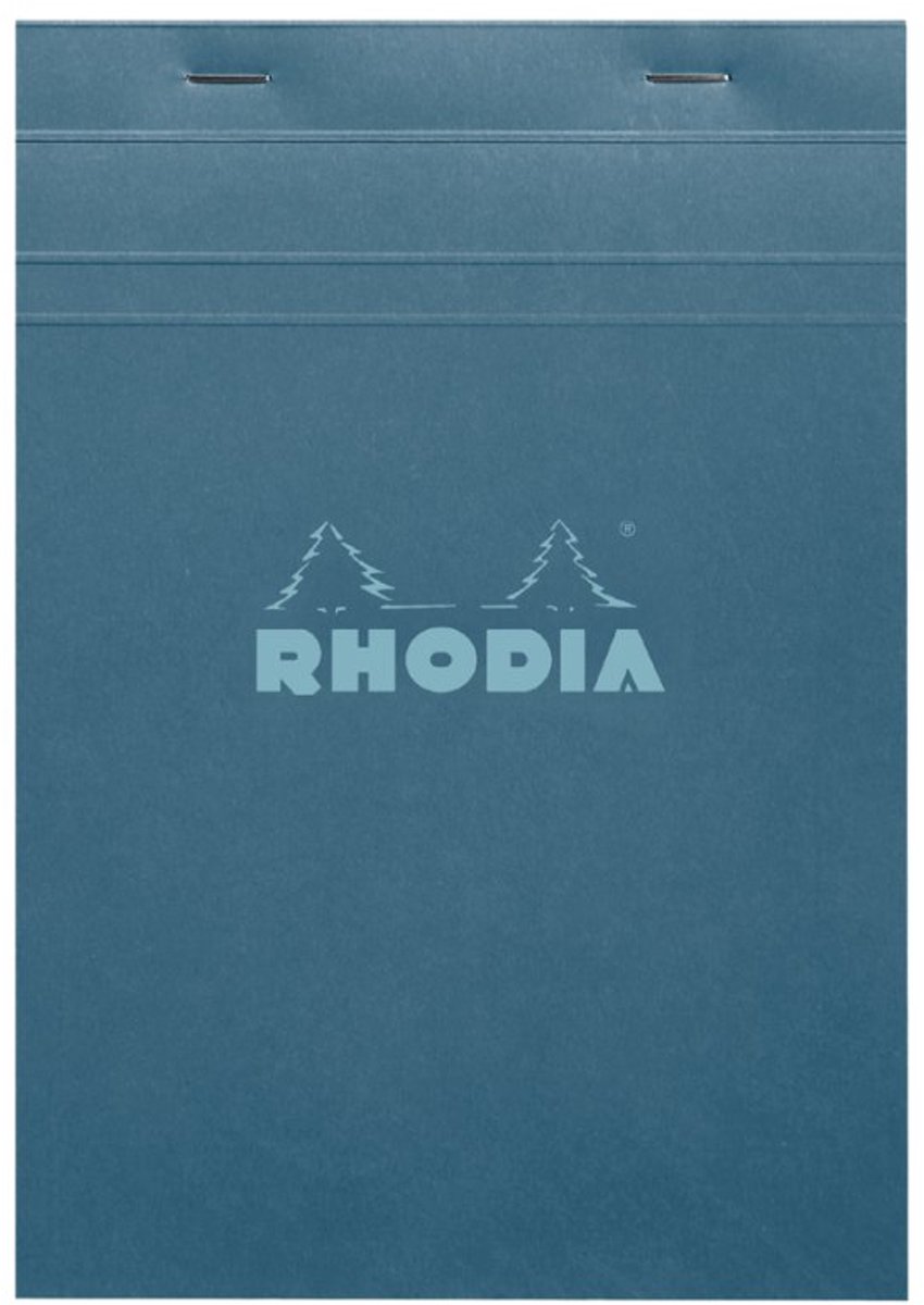 RHODIA notitieblok No. 16, DIN A5, geruit, pauwblauw