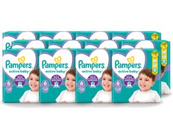 12 x Pampers – Luiers – Active Baby Maat 6 – 32 Luiers - Voordeelverpakking - 12 stuks