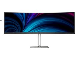 Philips 49B2U5900C - 49 inch Ultrawide Curved Dual QHD Business Monitor - USB-C 100W - RJ45 - 5 jaar garantie