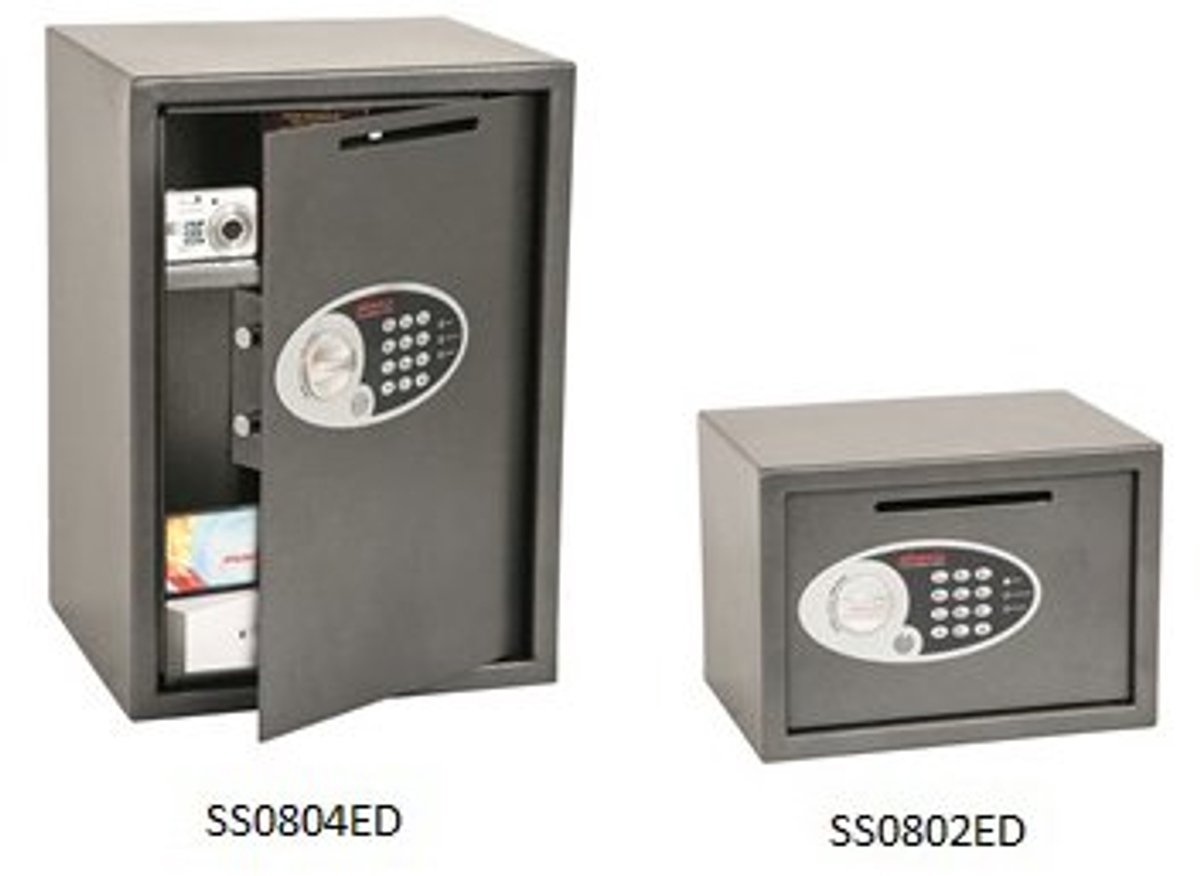 Phoenix brandkast VELA HOME/OFFICE, elektronisch slot, grafietgrijs, 17 liter