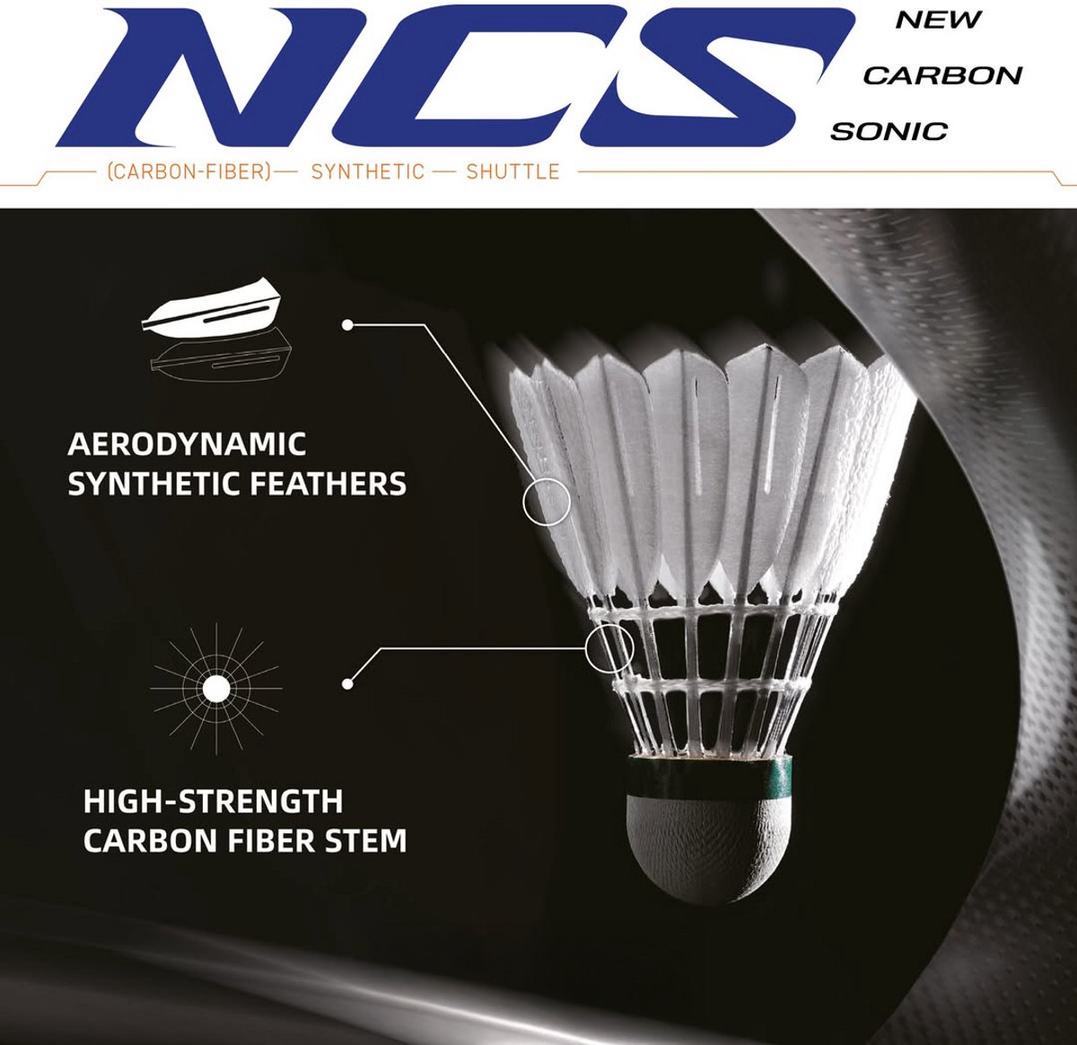 VICTOR New Carbosonic NCS - Badmintonshuttles - 77