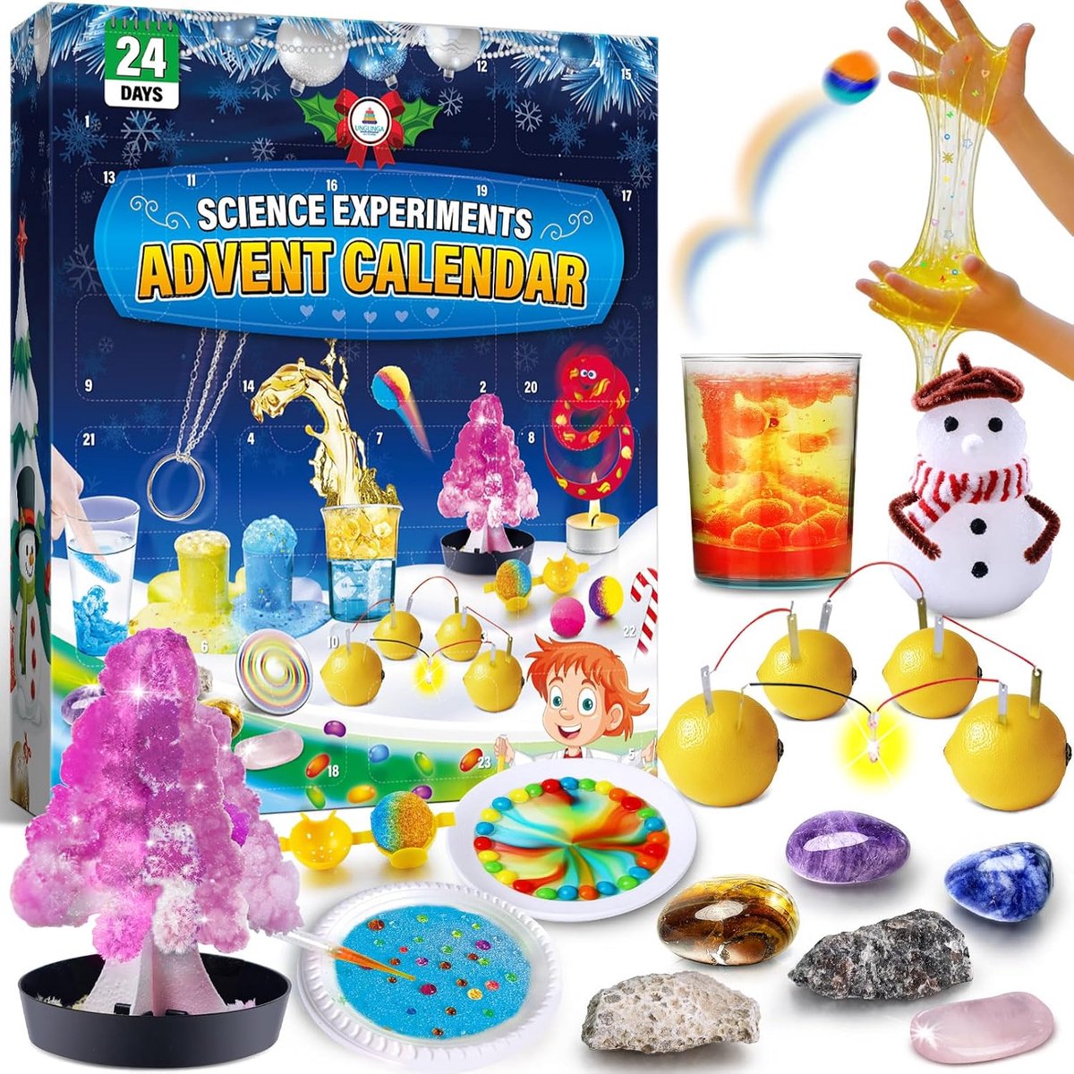 UNGLINGA Experimente Adventskalender 2026 voor kinderen, jongens en meisjes - ShopVlot
