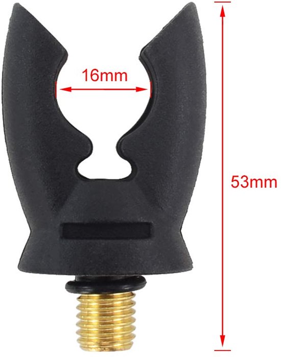 SnelShoppen - 4 x Karper Hengel Rest Hoofd Rubber Gripper - Stevige Vissen Accessoire voor Hengel Pod Houder - Ideaal voor Karper Vissen, Grof Vissen, van Snelshoppen — afbeelding 4