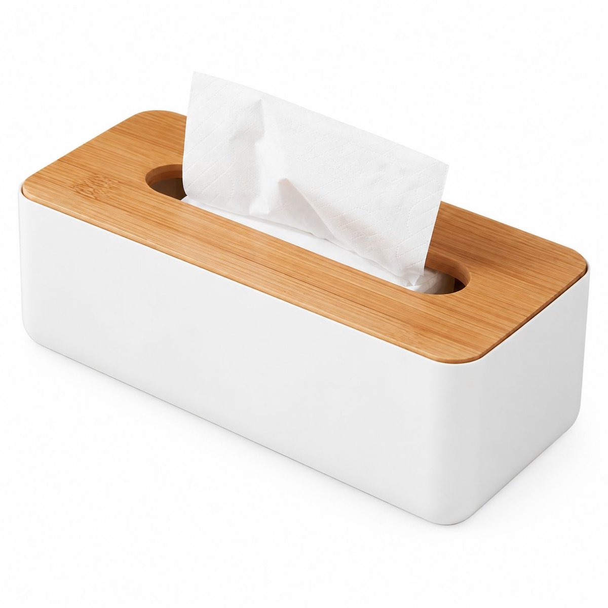 VHV - Tissuedoos - Wit - Tissue box - Tissuehouder - Tissue houders - Zakdoekjes box - Tissue dispenser - in de keuken