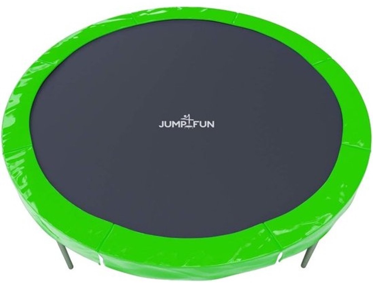 Trampoline-randkussen - Veerbescherming - Veilig spelen - Dikke schuimvulling - 244 cm - Groen