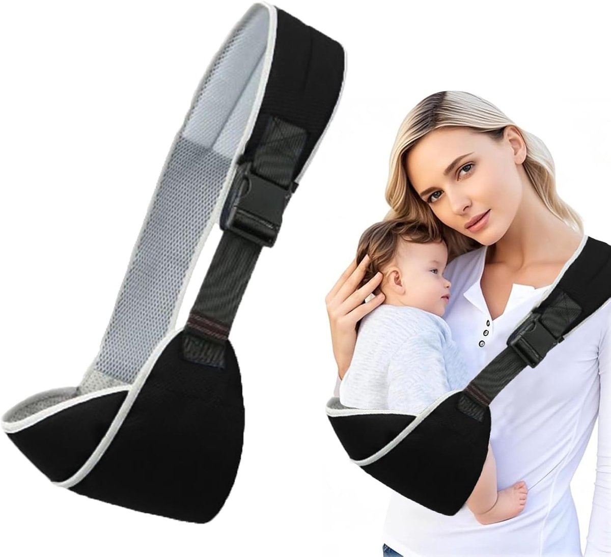 Verstelbare heupdrager voor baby's tot 30 kg, ademend en ergonomisch, geschikt voor pasgeborenen van 6 tot 36 maanden