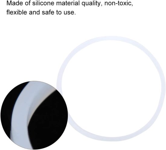 Vervangende Rubber Sealing Ringen voor 600W Juicer - Set van 2 Stuks, Ideaal voor Optimale Sapextractie en Duurzaamheid — afbeelding 2