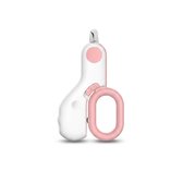 WiseGoods Nagelknipper Huisdier met LED Lampje - Honden Nagelknipper met Licht - Nagelschaar Huisdieren - Nageltang Kat en Hond met Lamp - Wit