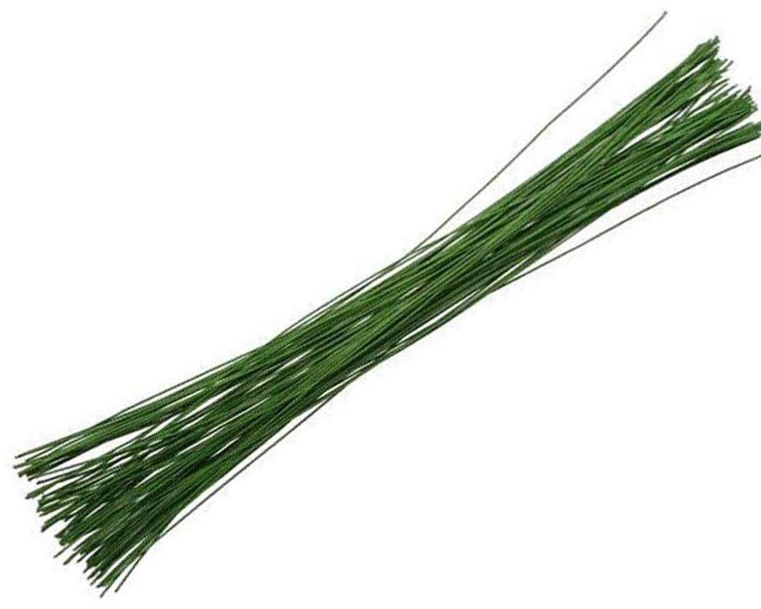 Bloemen draad stengels 18Gauge - 14 Inch (35,6 cm) - groen - ideaal voor bloemstukken - Vemera