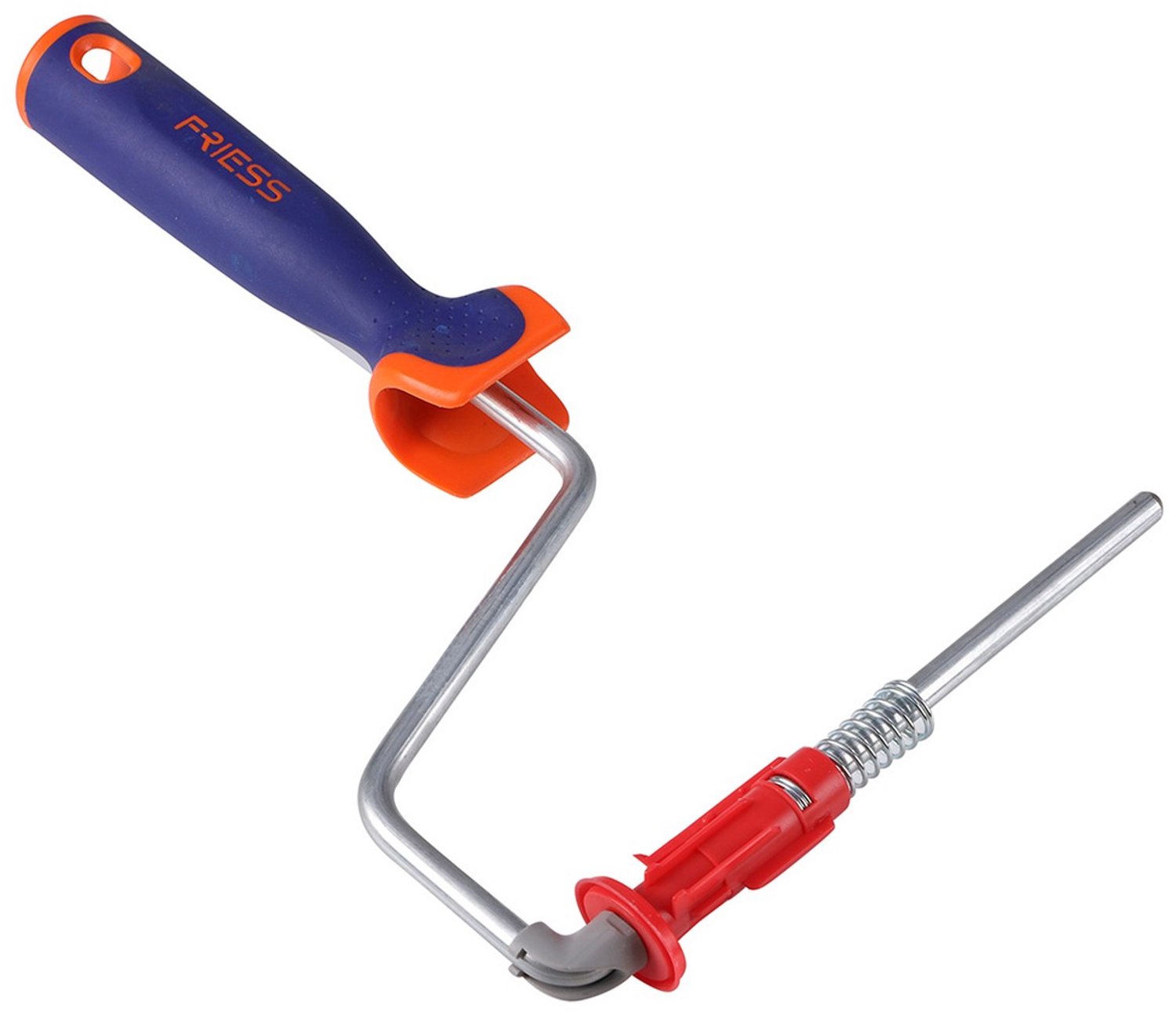Friess Softtouch Schildersbeugel - 18 cm - Rondstaal 8 mm - Click & Roll Systeem - Comfortabele Greep voor Veilig en Onvermoeid Werken - Toebehoren voor Verfroller