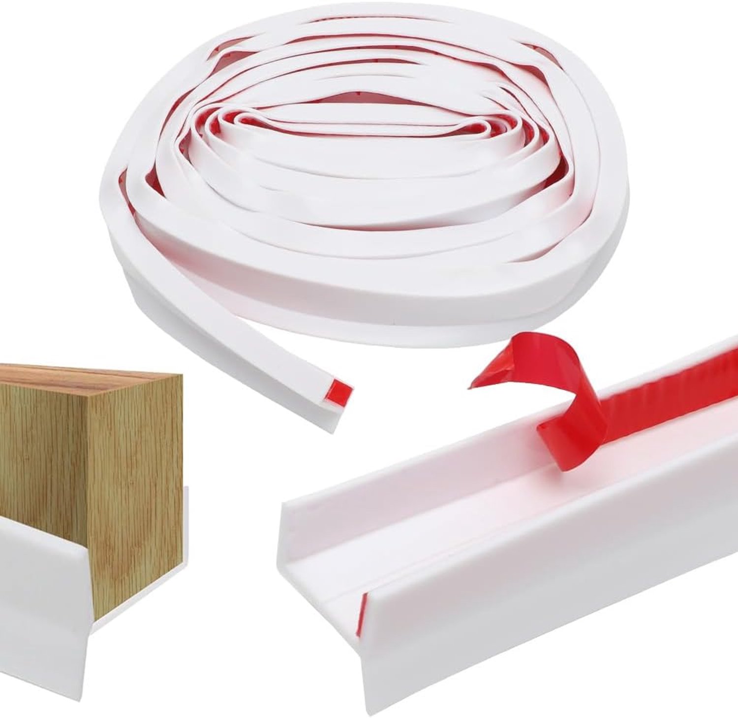 Keukenstrip Sealing Profile 3 Meter - Transparant Silicoon Rubber - Voorkom vocht en vuil - ServiceTopper