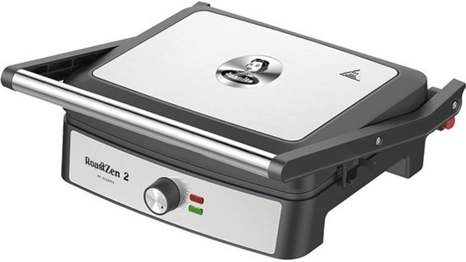 Sandwich Toaster 2200 W - Elektrische Grill met Non-Stick Coating, Temperatuursensor en Koude Handgreep