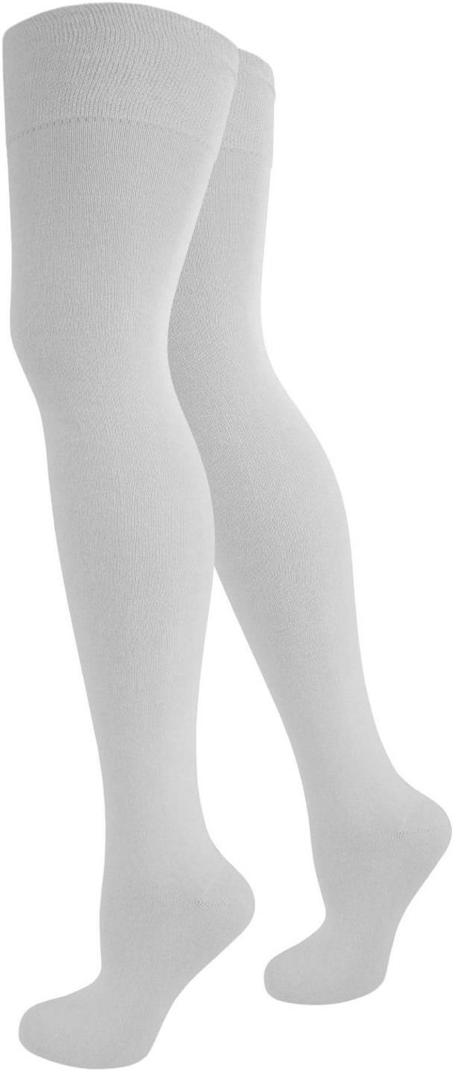 Effen overknee-laarzen