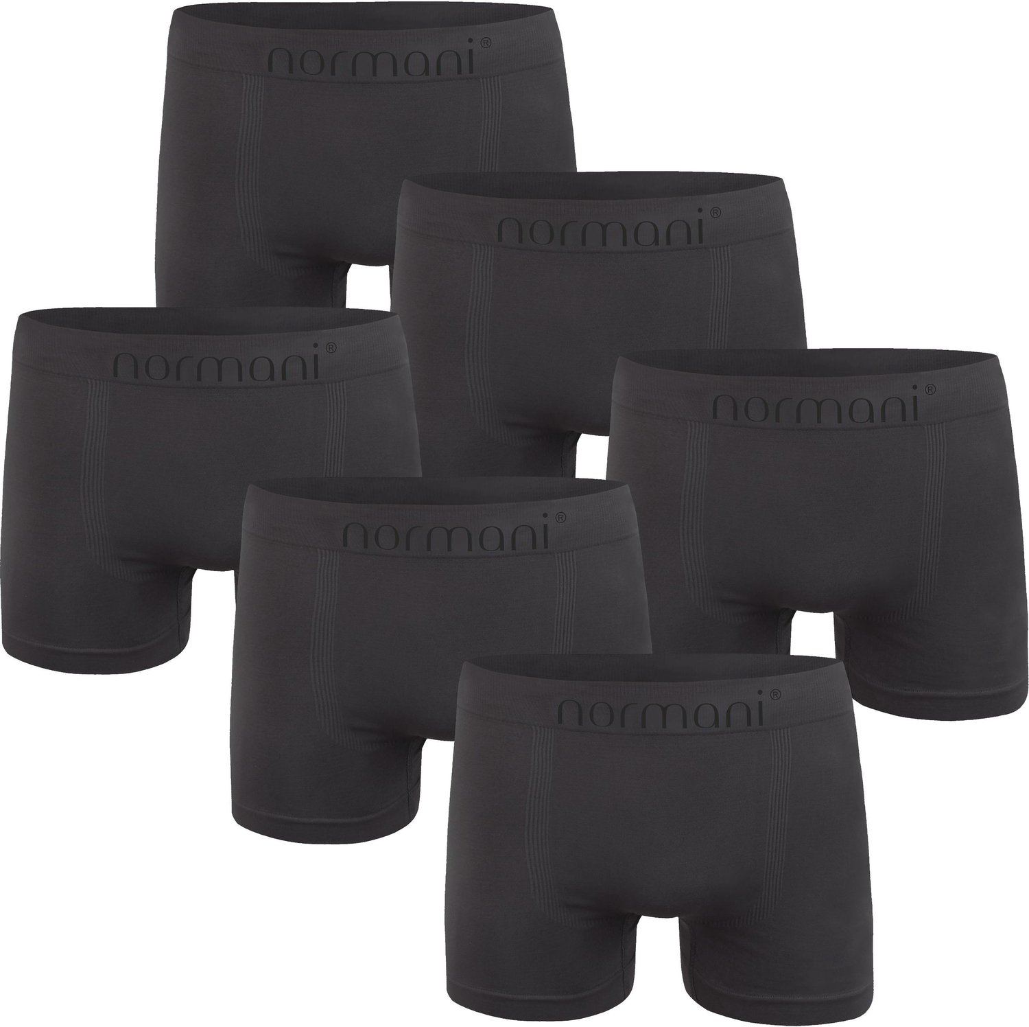 6 stuks microvezel-boxershorts voor heren van nylon