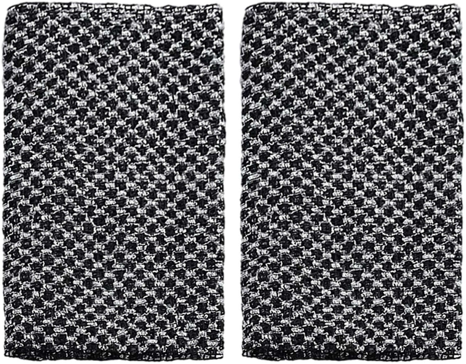 Netbadhanddoeken 2 stuks - zwart en wit - antibacterieel - ideaal voor thuis en wellness - m-winkel