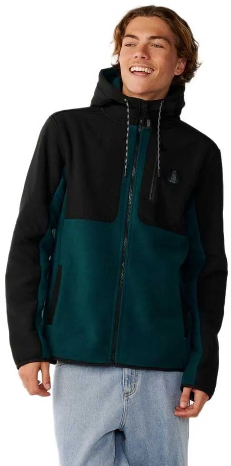 Rip Curl S-Series Panelled Zip Thru Ho Blauw