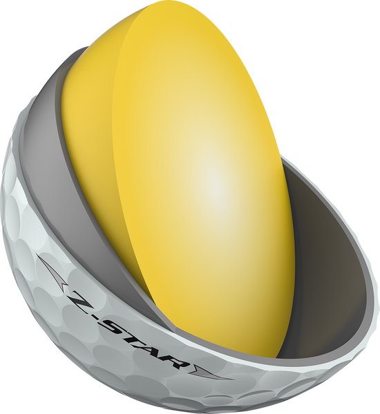 Srixon Z-Star - Lakeballs - 25 gebruikte golfballen - wit — afbeelding 3