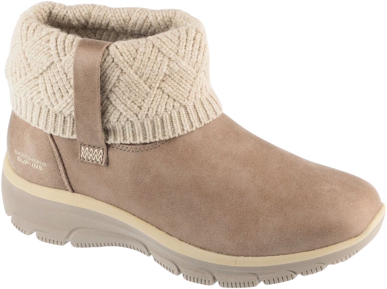 Skechers Slip-ins: Easy Going Cozy Weather 4 Vrouwen Laarzen 5 Beige