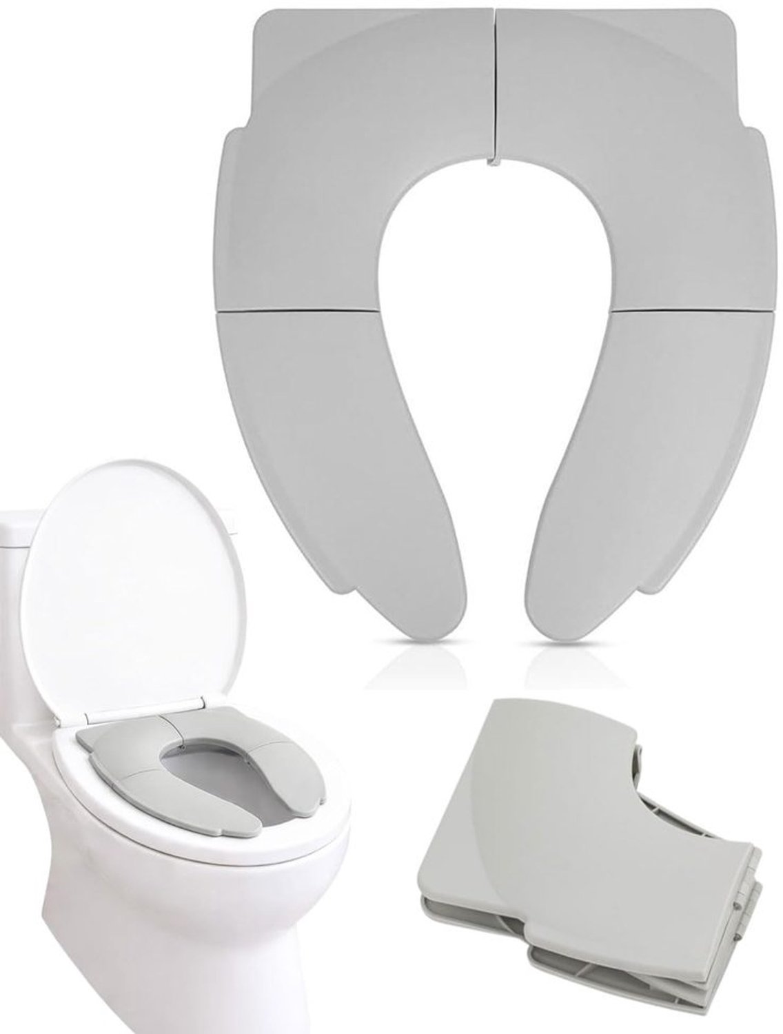 Opvouwbare Kindertoiletbril met Antislip Suction Cups