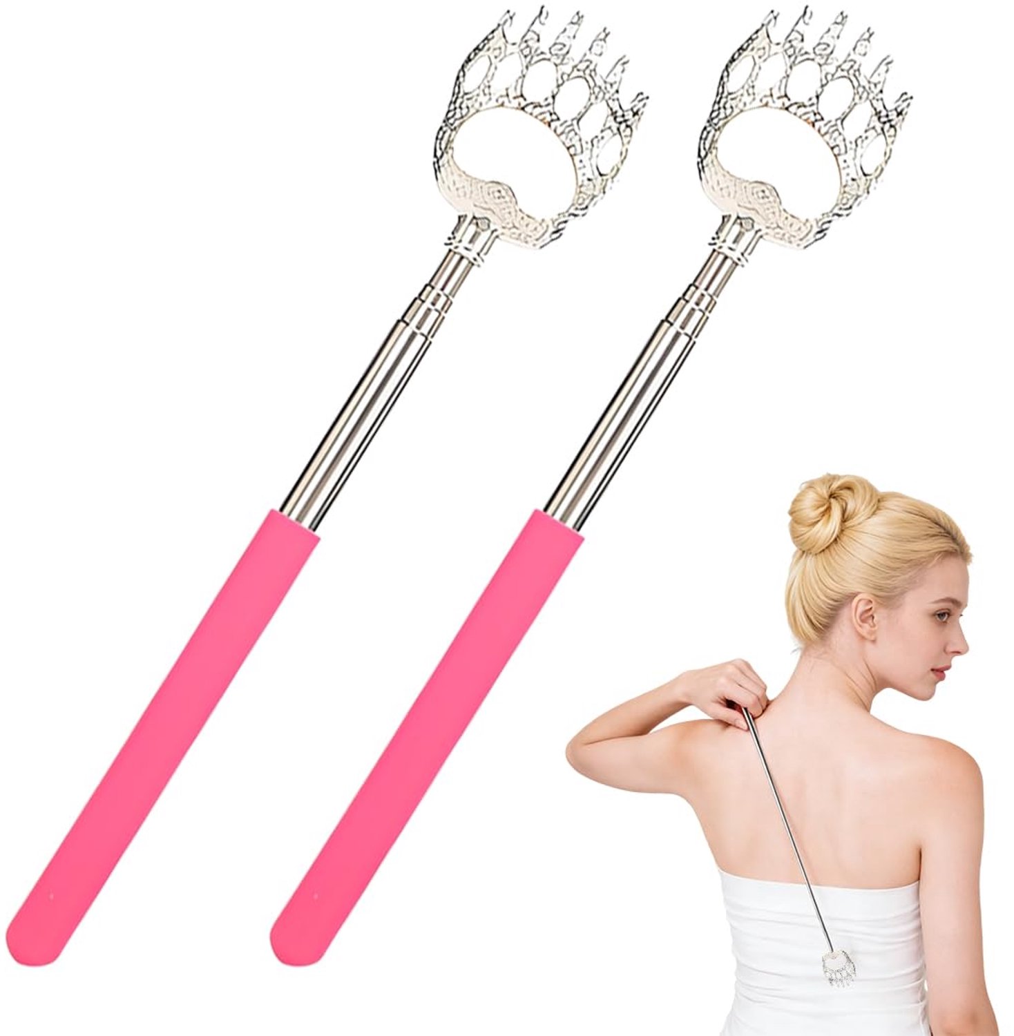 Set van 2 Telescopische Rugkrabbers met Ergonomisch Ontwerp