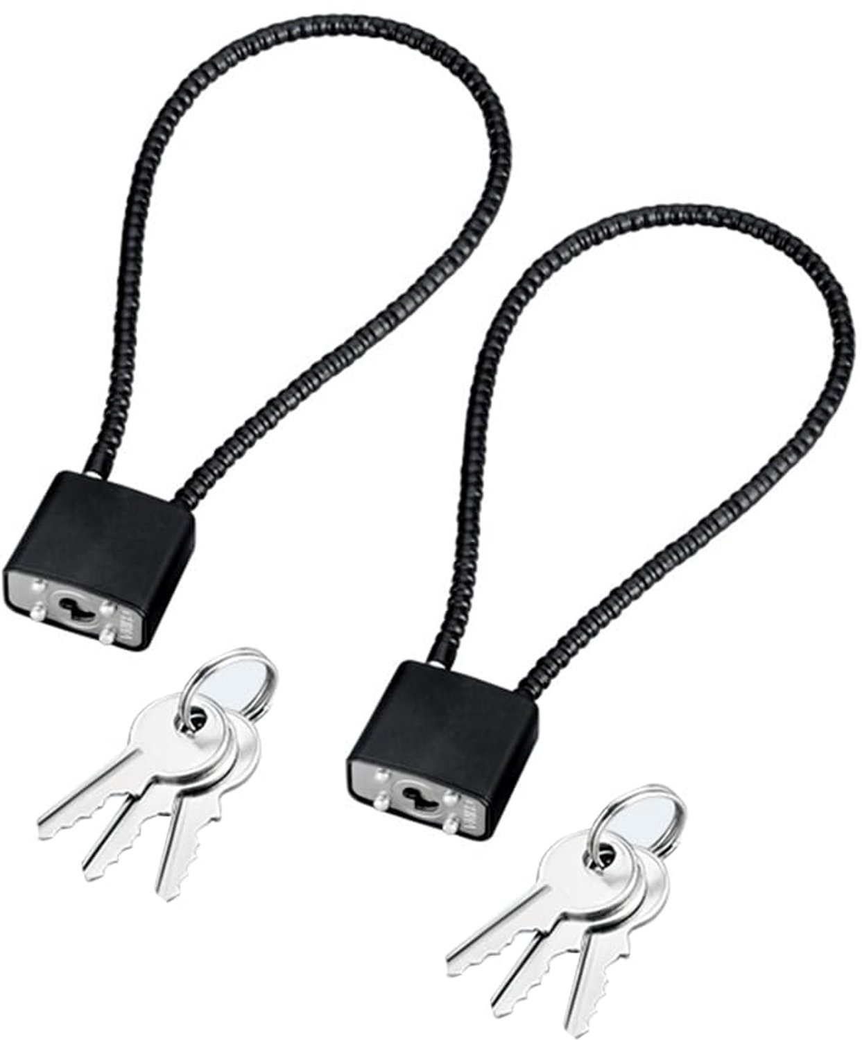 Set van 2 Kabelsloten met Sleutel 20 cm