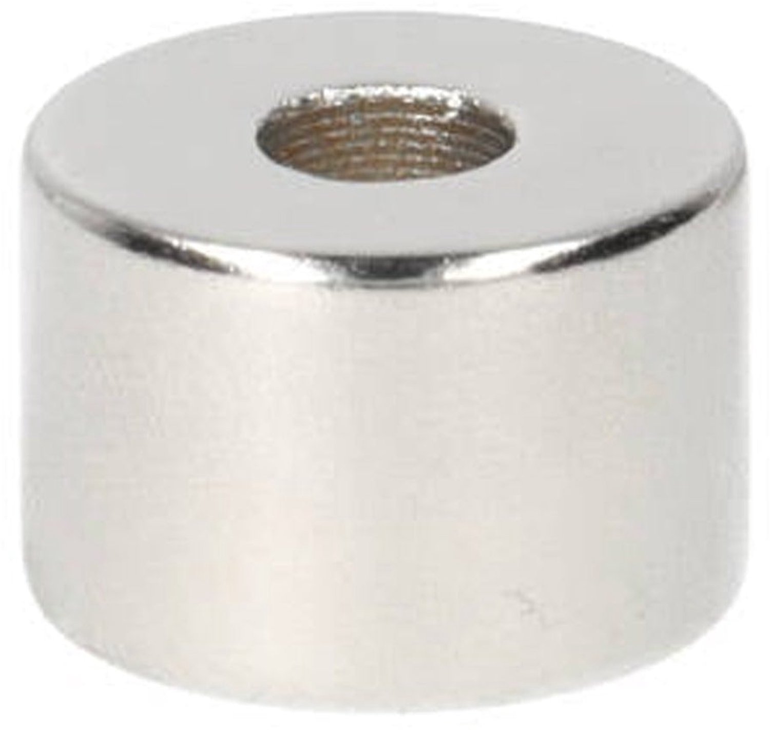 Neodymium Ringmagneet Ø15 x Ø5,1 x 10 mm N45 NiCuNi – 3 stuks