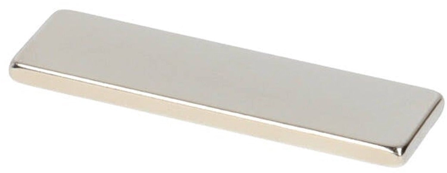 Neodymium Blokmagneet 50 x 15 x 3 mm N45 NiCuNi – 3 stuks