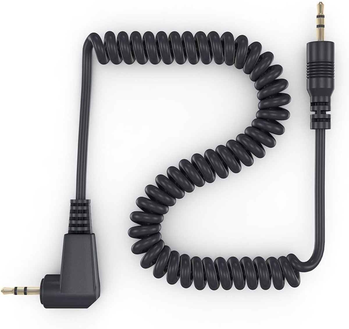 Ayex Spiraal adapterkabel E3 voor bijv. camera afstandsbediening op Canon EOS R R6 RP RA 2000D 1000D 1500D 850D 90D 250D R6 M6 Mark II