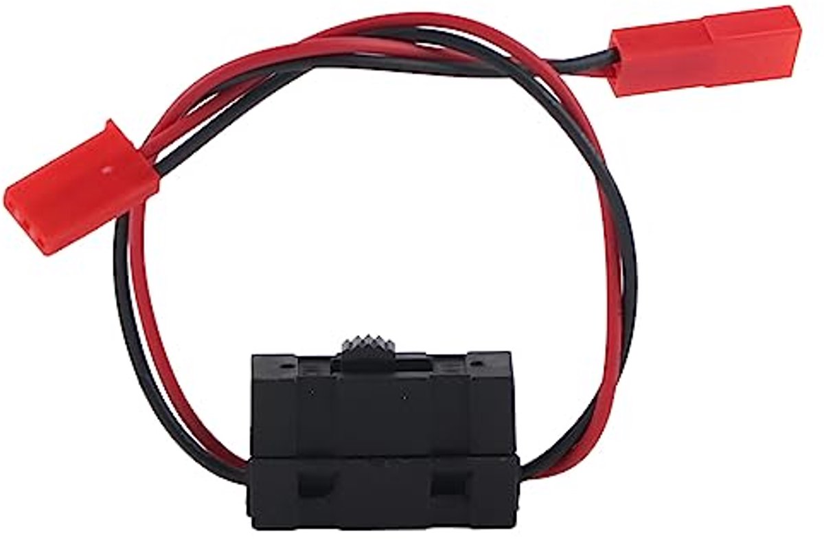 Ontvanger Schakelaar met JST Connector, Aan/Uit Schakelaar, voor HSP 1/10 en 1/8 Truck RC Auto