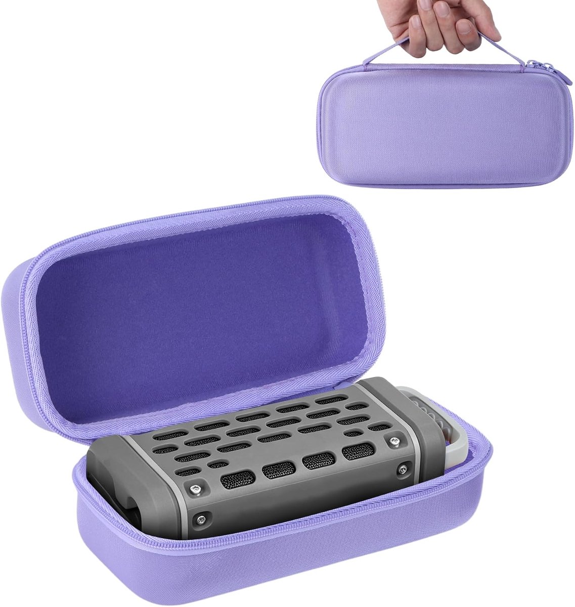 Beschermhoes Compatibel met Turtlebox Ranger draagbare buitenspeaker (Paars)