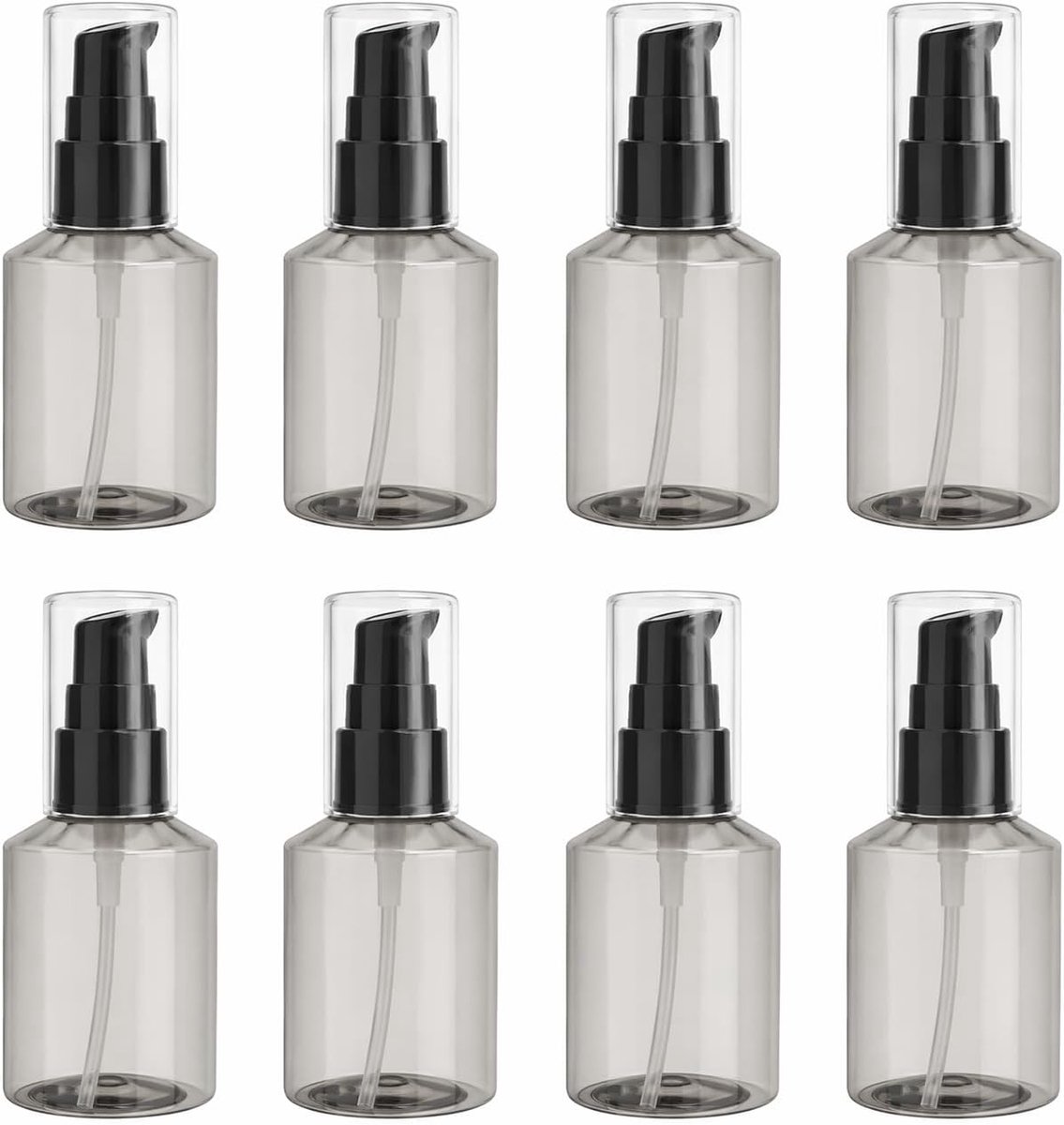 Pompdispenser 50 ml - kunststof - herbruikbaar - ideaal voor reizen - ShopVlot