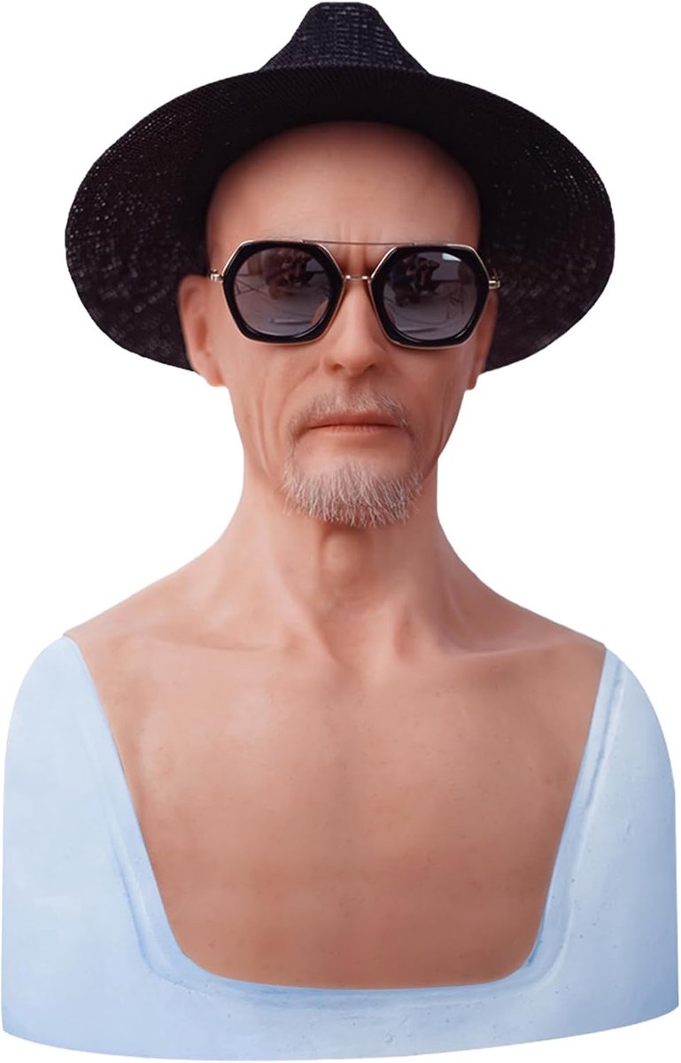 Realistisch siliconenmasker voor crossdressing, cosplay, Halloween