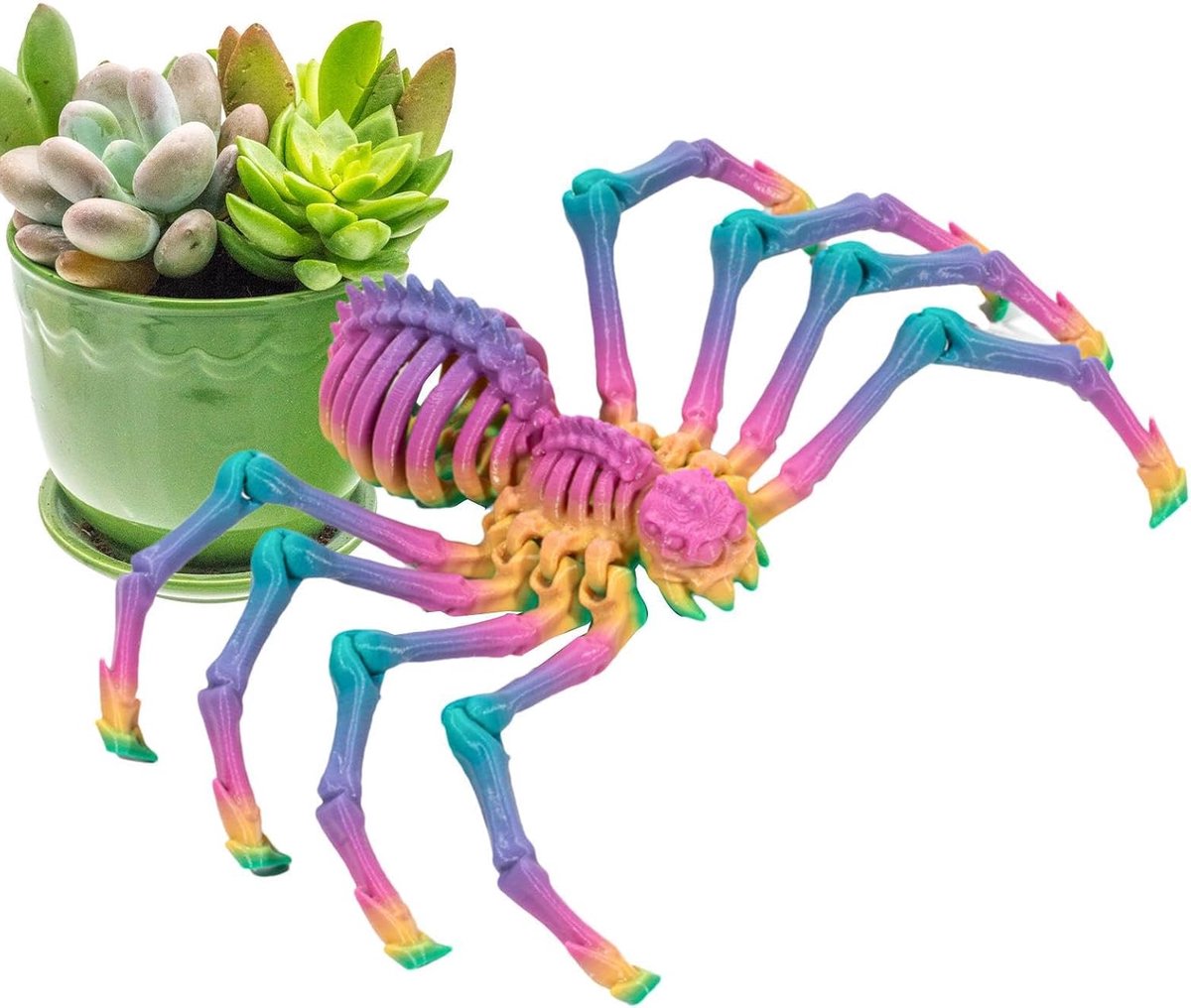 Spin, Spider Fidget 3D-geprint spinfidget flexibel poseable