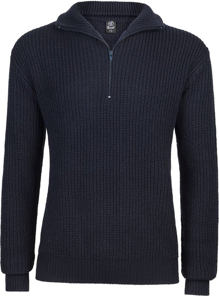 Brandit Marine Troyer Heren Gebreide trui Blauw