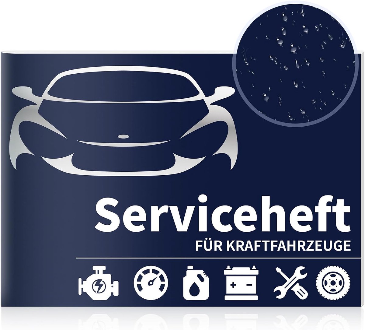 1 stuk serviceboekje auto chequeboekje auto A5 universeel serviceboekje voor motorvoertuigen alle personenauto's voor nieuwe en oldtimers geschikt gebruikte voertuigen Blua