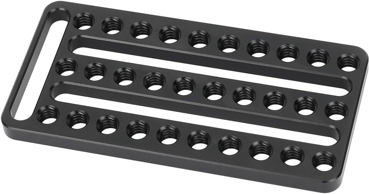 CAMVATE Multifunctional cheese plate with 1/4"-20 thread and slots - 3649 - ShopVlot