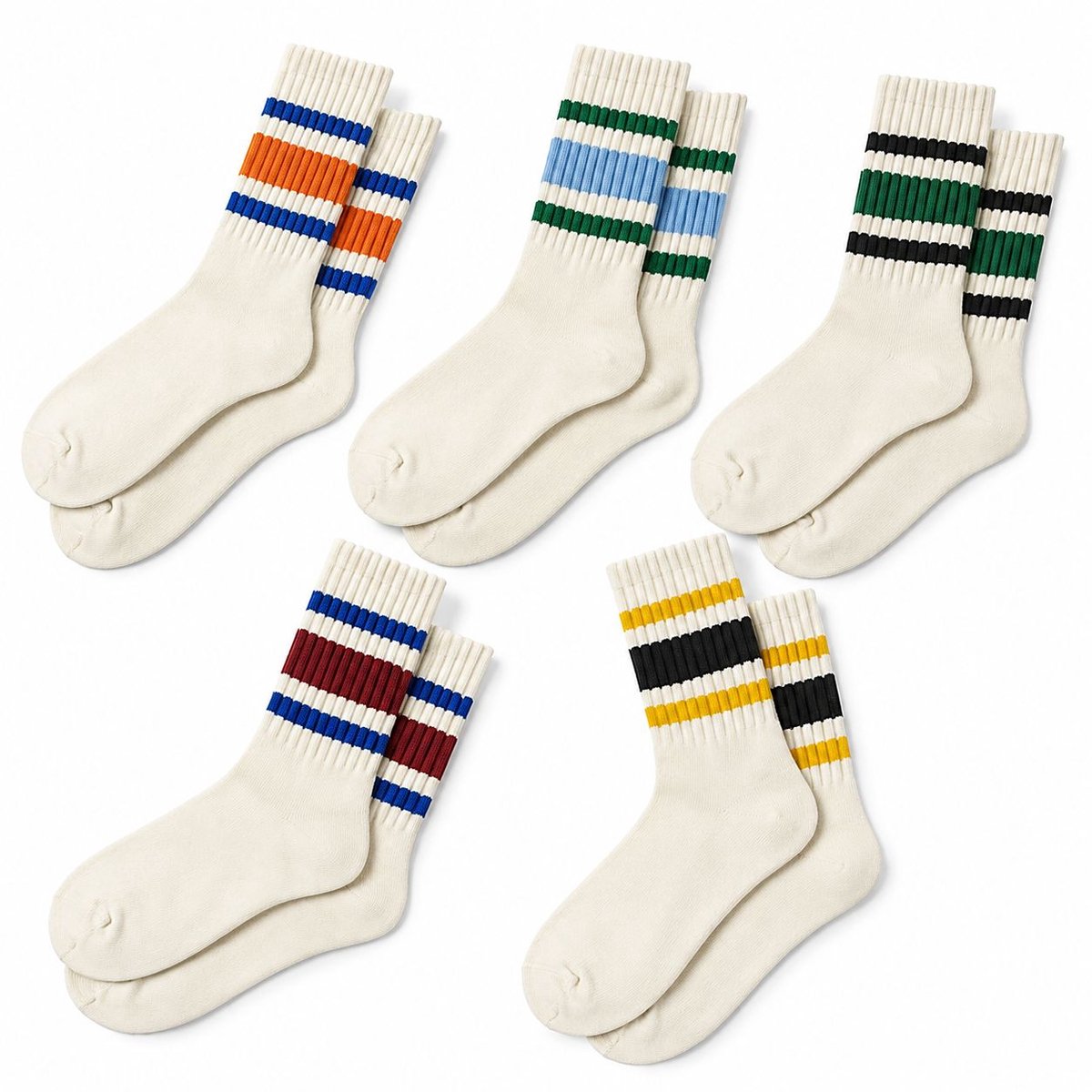 VHV - Sokken - 5 paar - Zacht, absorberend, ademend - Sportsokken - Huissokken - Comfortabele en duurzame - Effen kleurr - voor herfst en lente