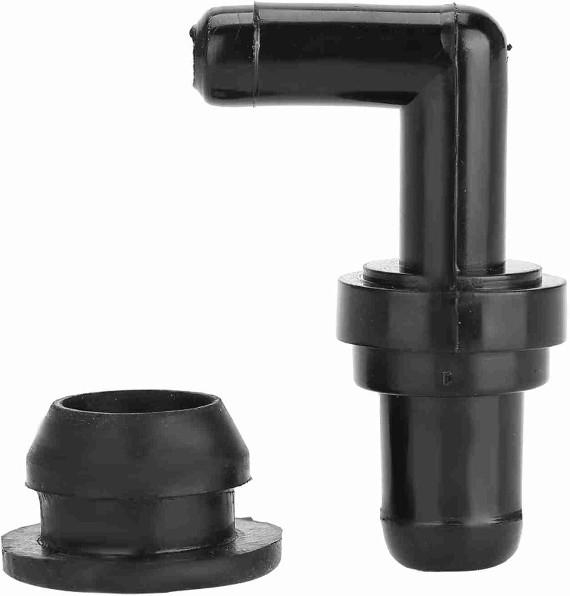 PCV Valve Kit 90° Black Front and Replacement 17130PK1003 17130-PM6-003 Direct Compatibility Easy Installation - ShopVlot