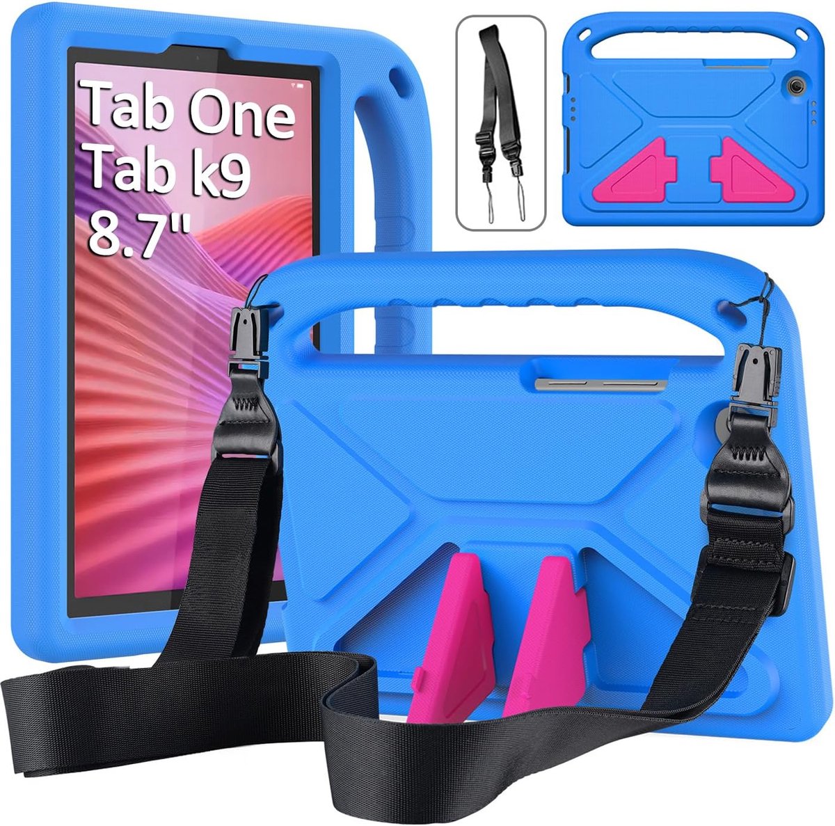 Kinderhoes voor Lenovo Tab One 8,7 inch 2025/Tab K9 8,7 inch, blauw - ShopVlot
